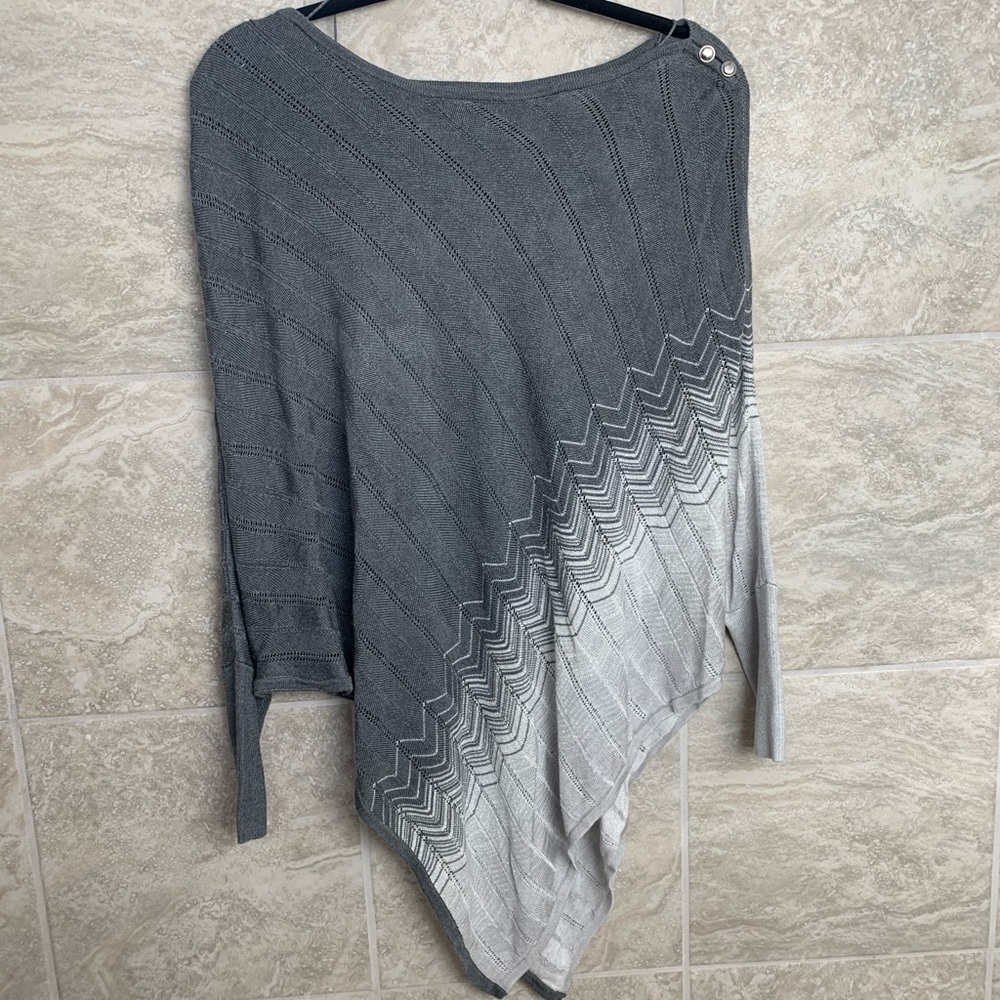 Dolman sleeve poncho